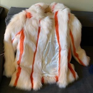 Faux fur coat